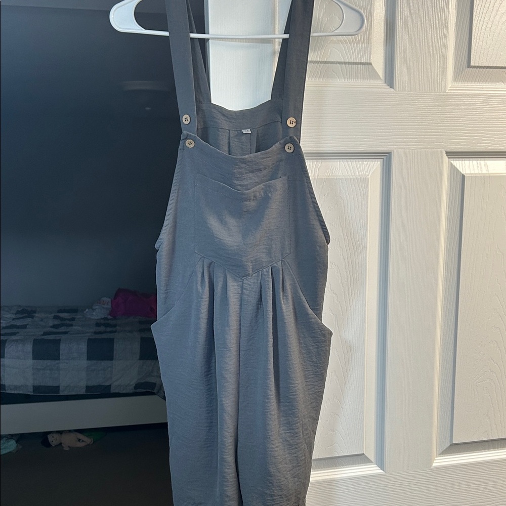 Elegant Charcoal Women's Jumpsuit